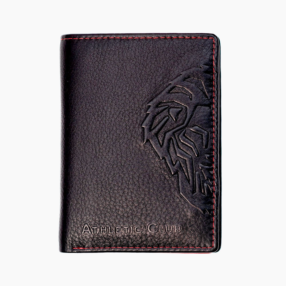 Billetera de Piel con monedero, Diseño León