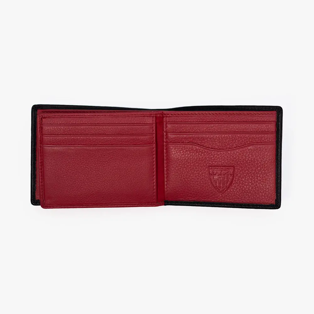 Billetera Americana de Piel, Diseño Escudo Athletic Club Bilbao - Imagen 4