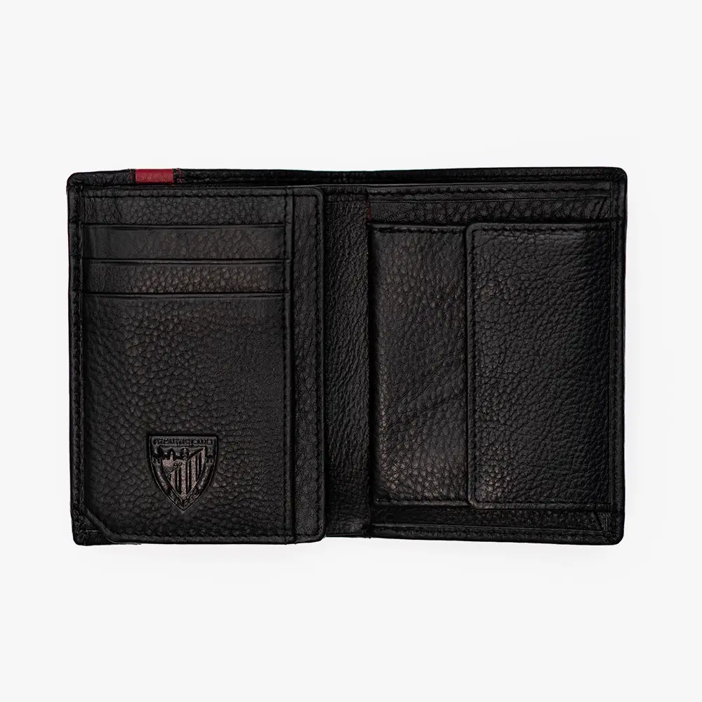 Billetera con Monedero, Diseño Franja Roja Athletic Club Bilbao - Imagen 3