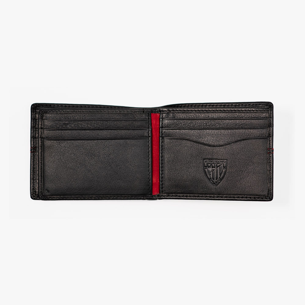 Billetera Americana de Piel, Diseño Letras Metálicas - Imagen 4