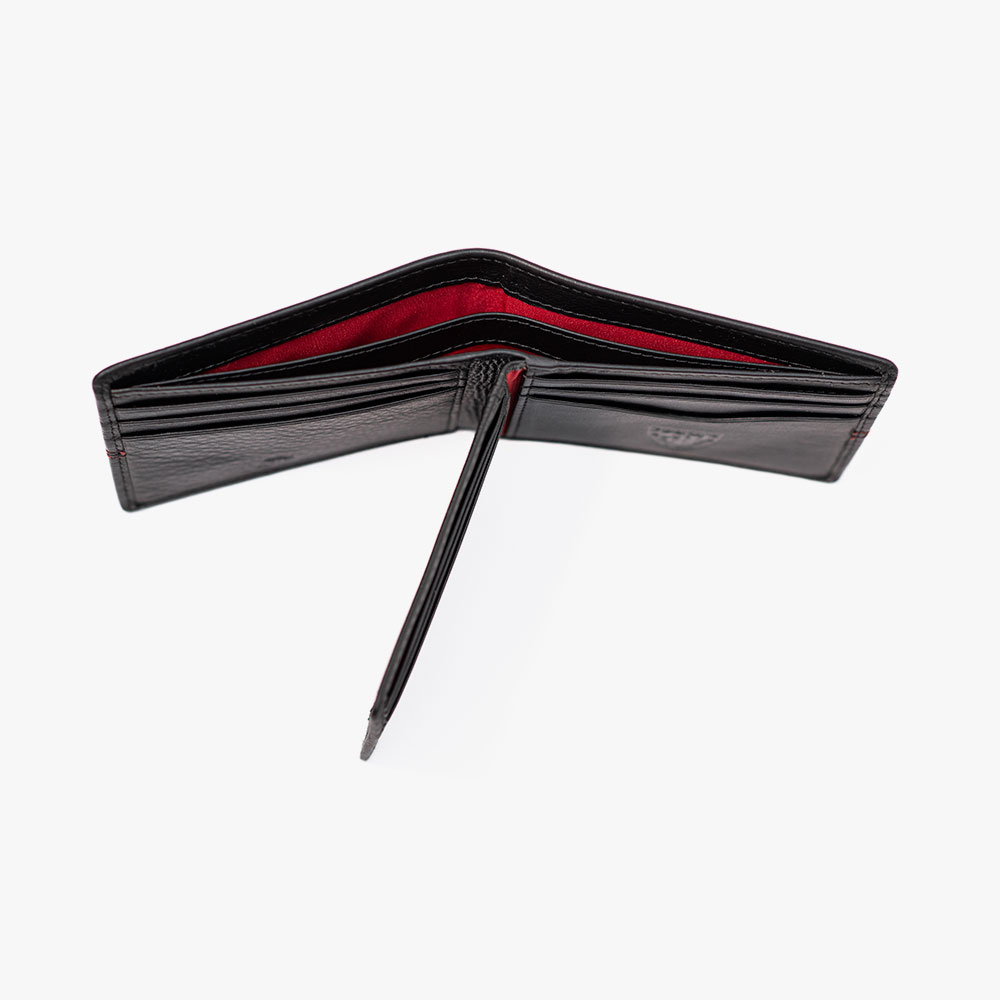 Billetera Americana de Piel, Diseño Letras Metálicas - Imagen 5