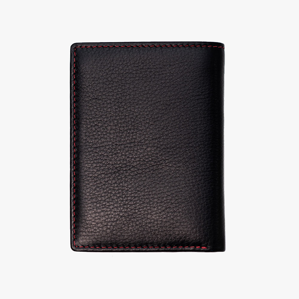 Billetera Clásica de Piel, Diseño Letras Metálicas - Imagen 5