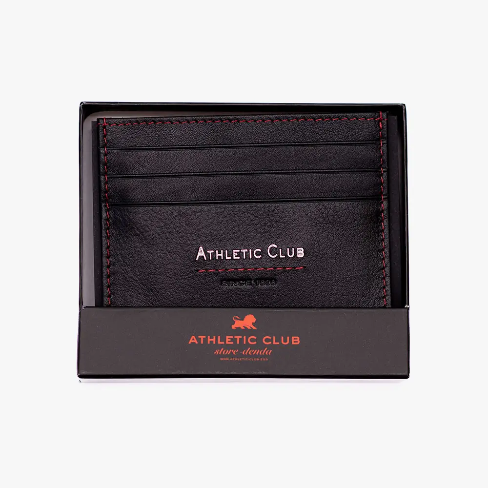 Tarjetero de Piel, Diseño Letras Metálicas Athletic Club Bilbao - Imagen 4