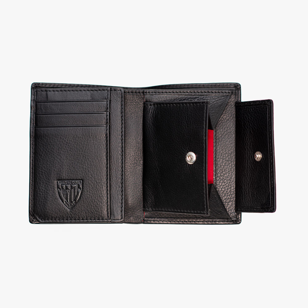 Billetera con Monedero, Diseño Letras Metálicas - Imagen 3