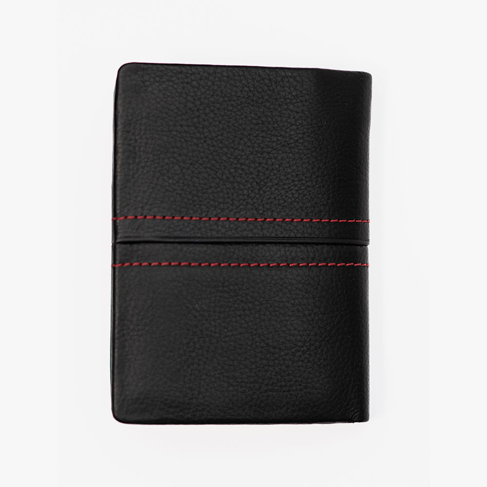 Billetera Clásica de Piel, Diseño Costura - Imagen 2