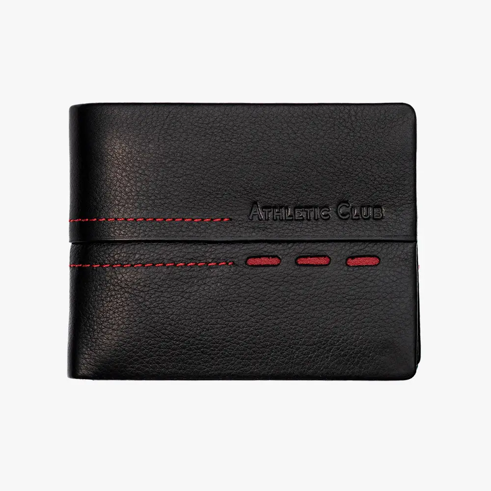 Billetera Americana con Monedero, Diseño Costura Athletic Club Bilbao - Imagen 2