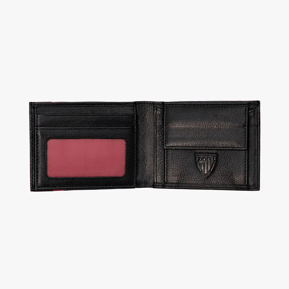 Billetera Americana con Monedero, Diseño Franja roja Athletic Club Bilbao - Imagen 5