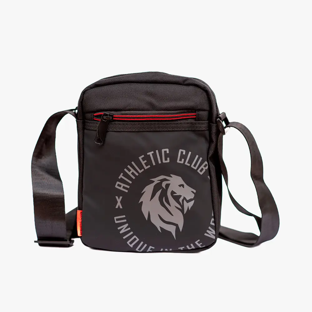 Bolso Bandolera deportivo negro Athletic Club Bilbao - Imagen 2