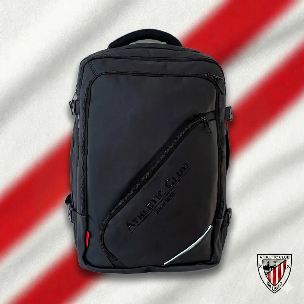 Mochila de viaje Underseat Negra Athletic Club Bilbao