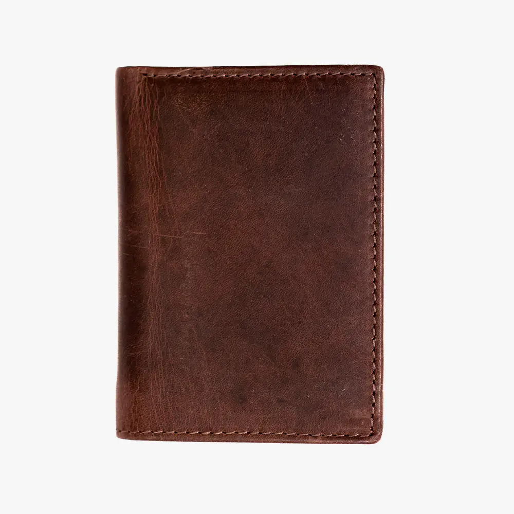 Billetera Clásica de Piel, Diseño AC Marrón, Athletic Club Bilbao - Imagen 3