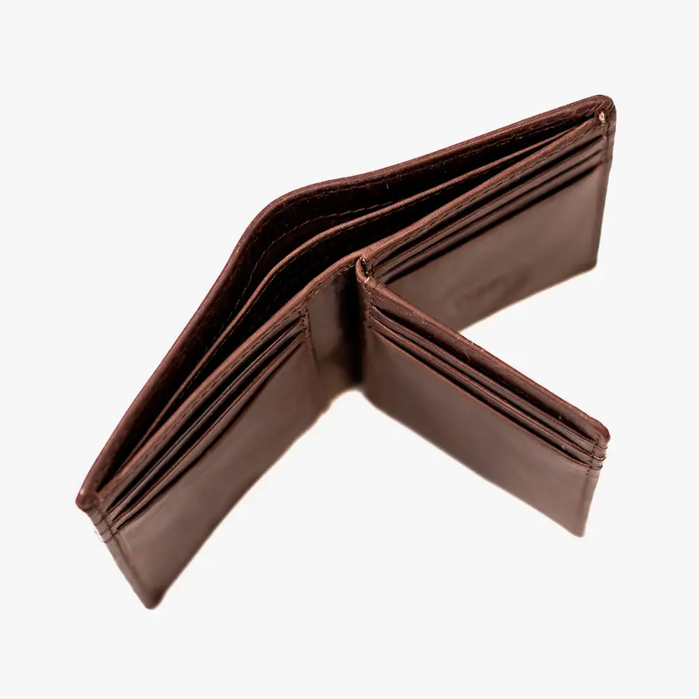 Billetera Clásica de Piel, Diseño AC Marrón, Athletic Club Bilbao - Imagen 6