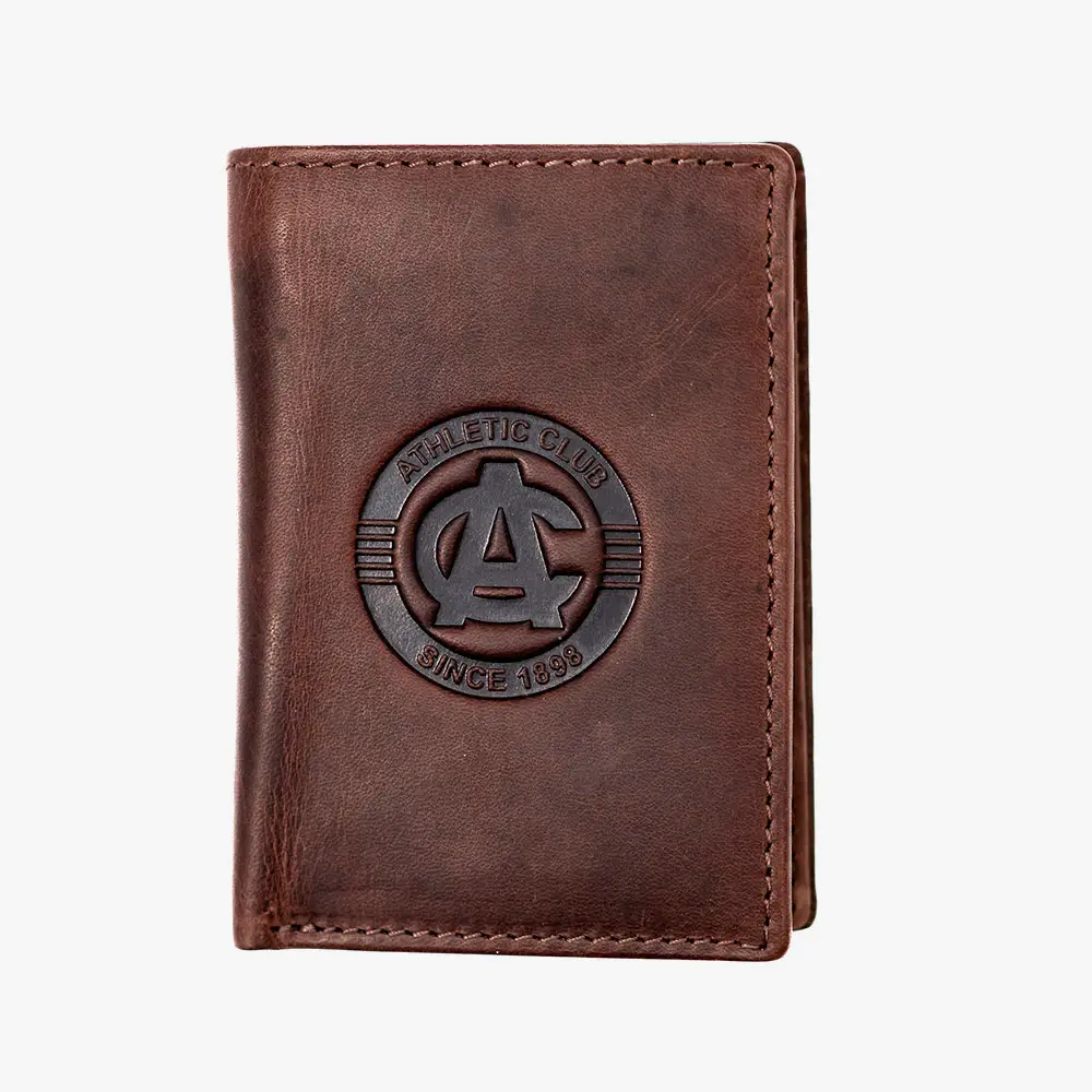 Billetera Clásica de Piel, Diseño AC Marrón, Athletic Club Bilbao - Imagen 2