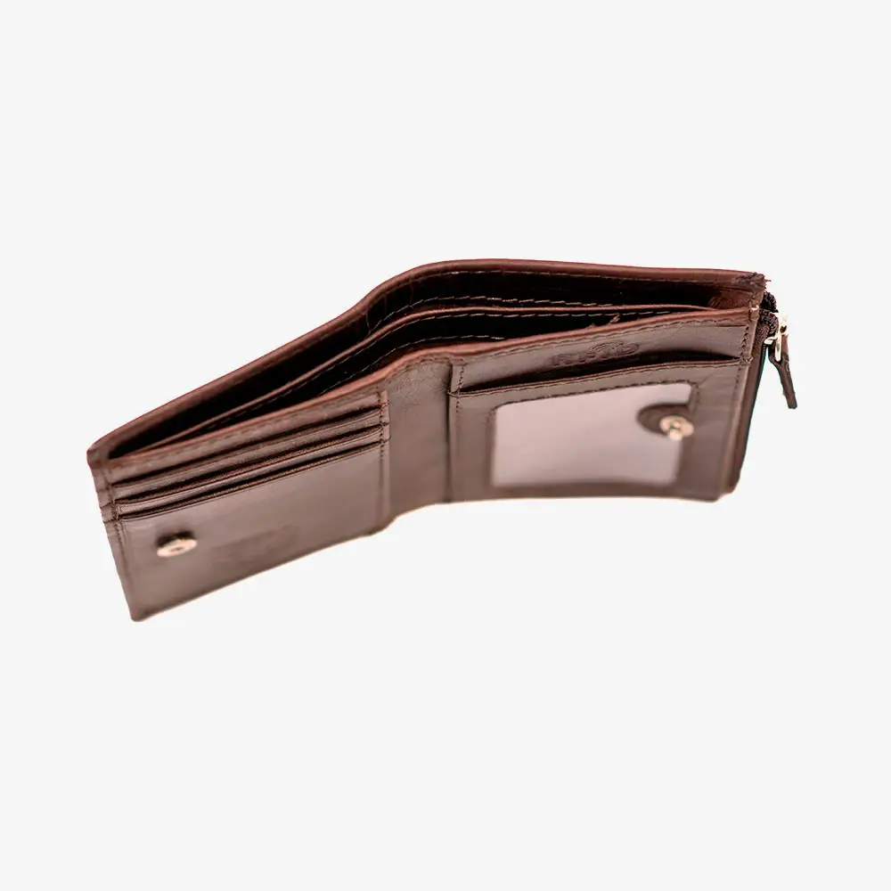 Tarjetero con Monedero Piel Marrón, Diseño AC Athletic Club Bilbao - Imagen 5