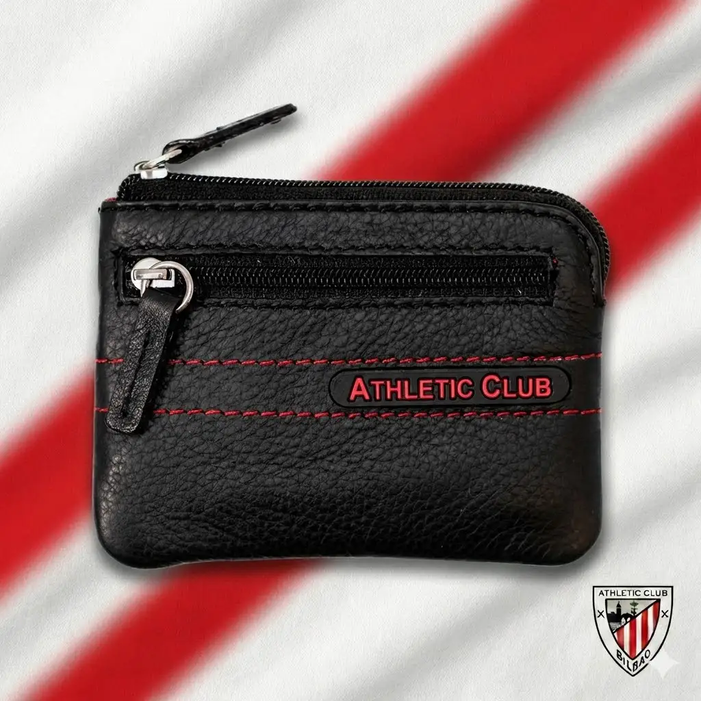 Monedero, Diseño logo engomado Athletic Club Bilbao