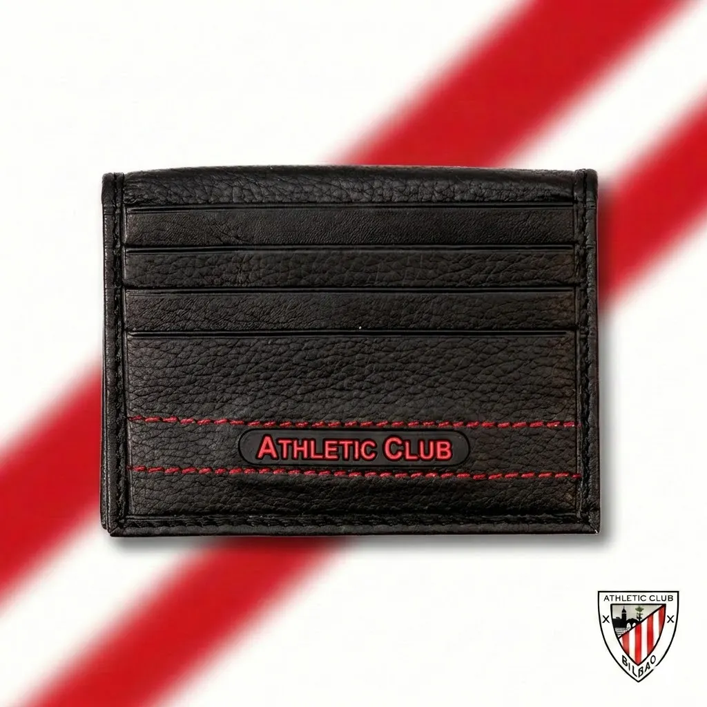 Tarjetero Doble, Diseño logo engomado Athletic Club Bilbao