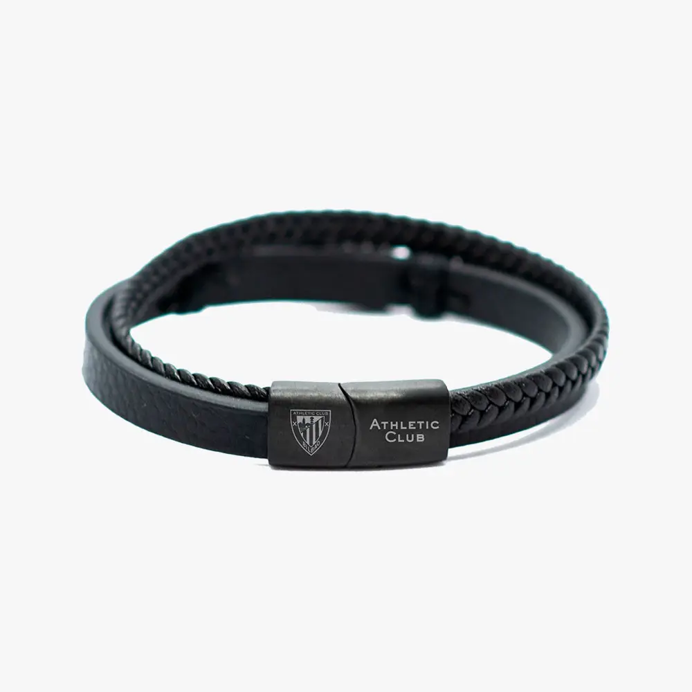 Pulsera arandela negra, Cierre de seguridad, Athletic Club Bilbao - Imagen 2