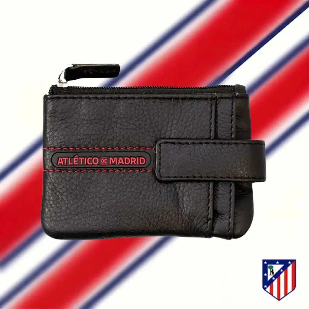Monedero Tarjetero, Diseño logo engomado Atlético de Madrid
