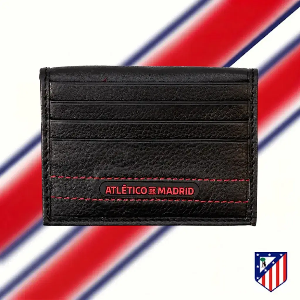 Tarjetero Doble, Diseño logo engomado Atlético de Madrid